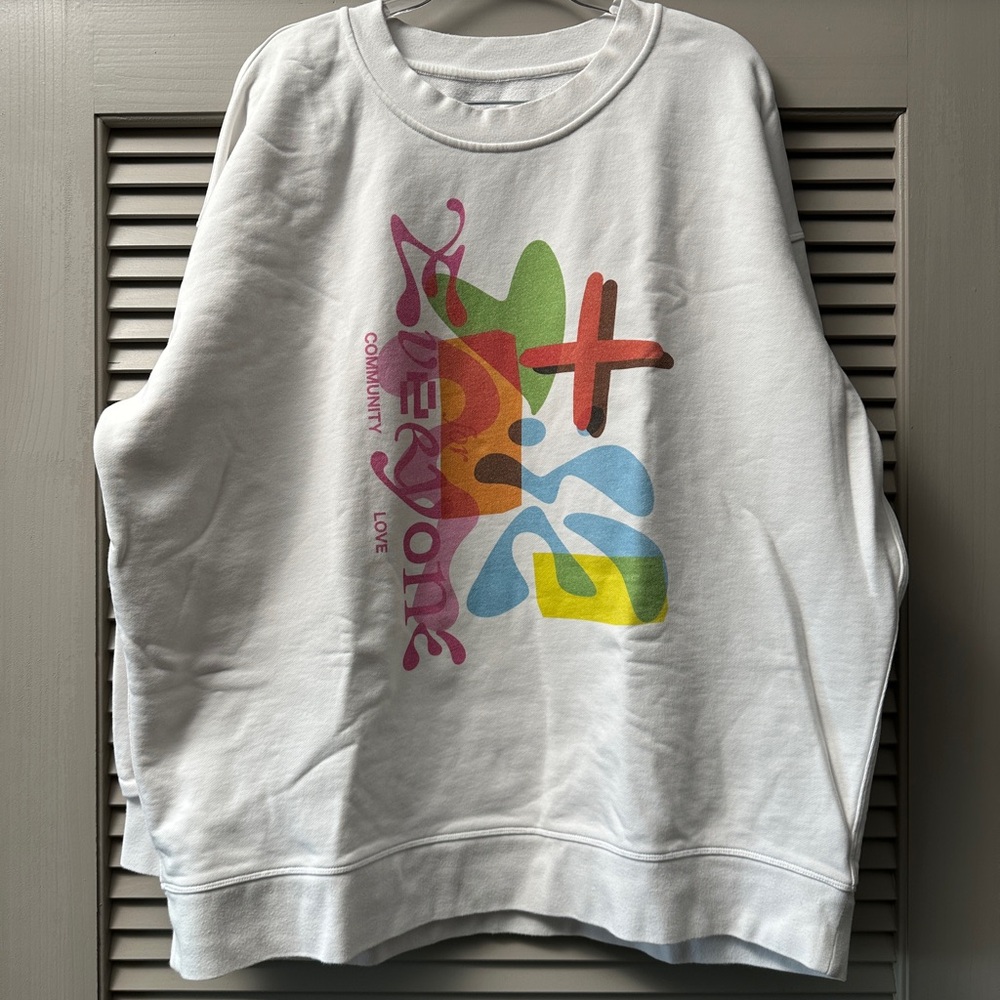 Lululemon Perfectly Oversized Crew *Pride sz10 #0017